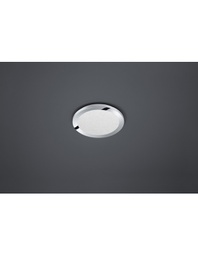 [TRIO656411506] Plafoniera Rotonda Cesar Led Dimmerabile Cromo IP44 Ø26 cm Trio Lighting