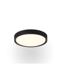 [TRIO659011832] Plafoniera Rotonda Clarimo Led Dimmerabile Nero IP44 Ø33 cm Trio Lighting