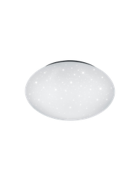 [TRIO686014000] Plafoniera Rotonda Effetto Stelle Paolo Led 4000k Bianco IP44 Trio Lighting