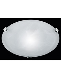 [TRIO6105011-01] Plafoniera Rotonda Vetro Bianco Adrian Ø30 cm Trio Lighting