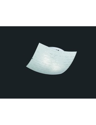 [TRIO602500201] Plafoniera Signa Vetro Bianco Decori Firma 40x40 cm Trio Lighting