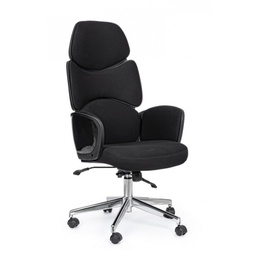 [B0710651] Poltrona Armstrong imbottita da ufficio in nero