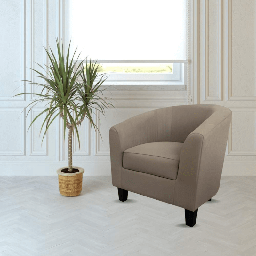 [FZ99557] Poltrona Halong tessuto beige