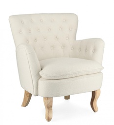 [B0748263] Poltrona Orlins Panna  Cod.0748263