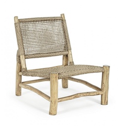 [B0671741] Poltrona arredo giardino fibra sintetica Lampok
