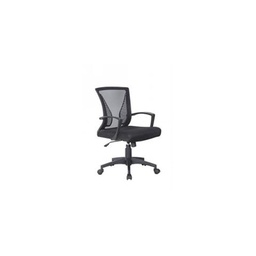 [GIC812729] Poltrona da ufficio con schienale traspirante nero cm 57 x 65 x 91 h