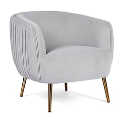 [B0748219] Poltrona grigio chiaro stile atmosphere