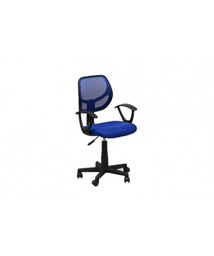 [2004126] Poltrona ufficio blu in poliestere Astra