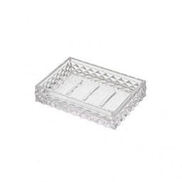 [1934386] Porta Sapone Serie Milano Bianco