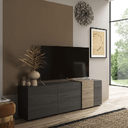 [EFFEZ98871] Porta TV Sabry 3 ante titanio rovere Kadiz EFFEZ