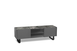 [PT/010] Porta TV grigio-grigio scuro 40  cm x 140  cm H. 45  cm