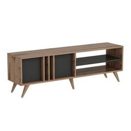 [FZ97129] Porta Tv noce antracite 150x35x48h cm