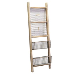 [V5921140000] Portamemo legno con portatutto 2 cassetti rettangolare cm 30