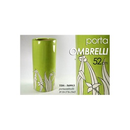 [GIC569913] Portaombrelli verde in ceramica salvaspazio cm 50 h