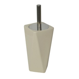 [V6213970000] Portascopino ceramica bianco geometricocm 10