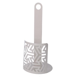 [V5926060000] Portascottex metallo frecce bianco tondo cm ø15h33