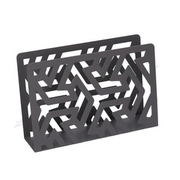 [V5926110000] Portatovaglioli metallo frecce grigio rettangolare cm 14