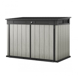 [K232427] Portattrezzi in duotech verniciabile lucchettabile  coperchio con pistoni  190,5x109,3xh.132,5 cm