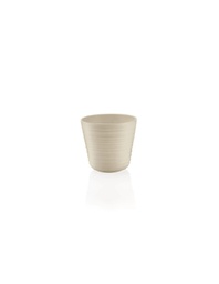 [2001303] Portavaso singolo in elegante tonalità taupe della linea Tierra