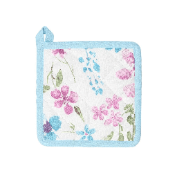 [20041400] Presina linea Alma in cotone azzurro 15x15 cm