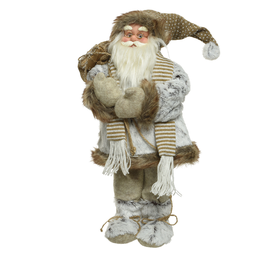 [20035793] Pupazzo Babbo Natale oro H 45 cm