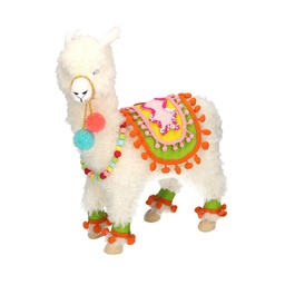 [V8531780000] Pupazzo lama tessuto cm 28x11