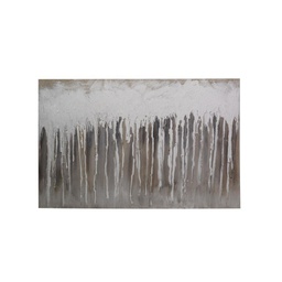 [V4609780000] Quadro dipinto bianco marrone cm 60x90x3