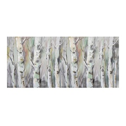 [V4611610000] Quadro dipinto tronchi cm 150xh70x3