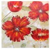 [V9181480000] Quadro fiore rosso yc-1958a cm100x100