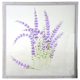[V9182870000] Quadro lavanda su rete yc-2219b cm80x80