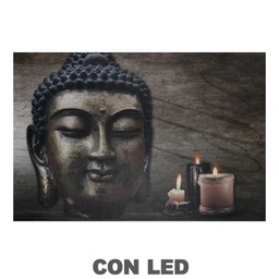 [V8539510000] Quadro led buddha cm 60x2