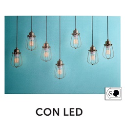 [V4614230000] Quadro led lampadine cm 60x40x1
