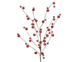 [19625910] RAMO CON BACCHE E NEVE 15X55CM