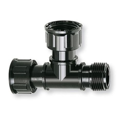 [028274] Raccordo T 1&quot; femmina per 1&quot; femmina per 1&quot; maschio