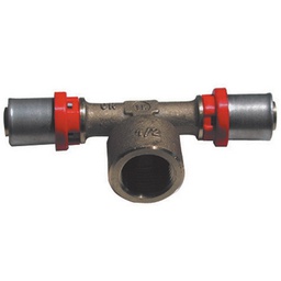 [DFLEX-317-1659-0663] Raccordo press a T femmina per multistrato 1&quot; x 63