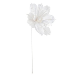 [19972036] Ramo Lolith magnolia bianco H50