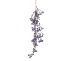 [19625904] Ramo decorativo con bacche e neve  cm 80