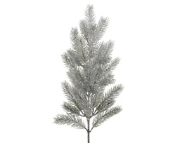 [19974758] Ramo di Natale decorativo innevato H 49 cm