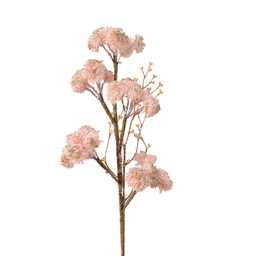 [20035925] Ramo fiorito rosa H 52 cm