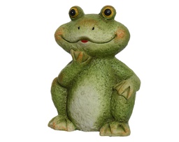 [20041799] Rana in ceramica verde
