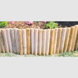 [333230] Recinzione in legno per aiuole Rollborder 200 x 20 H