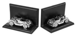 [V9134970000] Reggilibri coppia c/automobile ki-0127 cm. 20 x 10 h 13