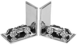 [V9134990000] Reggilibri coppia c/automobile ki-0161 cm. 13 x 9 h 13