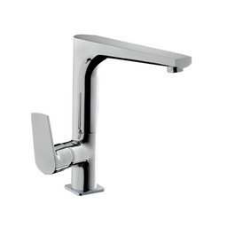 [FZ61267] Rubinetto miscelatore per lavello cucina finitura cromo h.24x19 cm