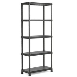 [332597] Scaffale Plus 60 a 5 ripiani nero