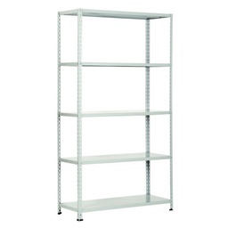 [1925585] (2c)Scaffale in kit 100 x 40 centimetri in acciaio con 5 ripiani