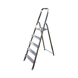[DFLEX-600-G139-117] Scala domestica in alluminio a 7 gradini - altezza al piano 1,54 m