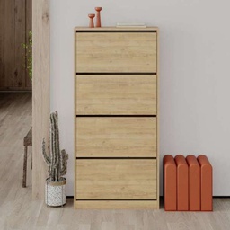 [FZ97987] Scarpiera a ribalta rovere con 4 ante L73 x P26 x 154.5H cm