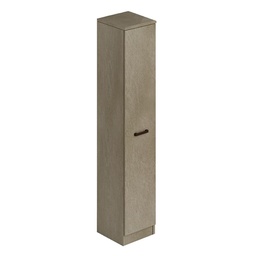[AZ896384] Scarpiera argilla in legno con un’anta e 6 ripiani cm h180x36x38