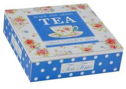 [V9136980000] Scatola portathe tea time ld-7048 cm. 24 x 24 h 7